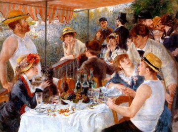  party Painting - The Boating Party Lunch master Pierre Auguste Renoir